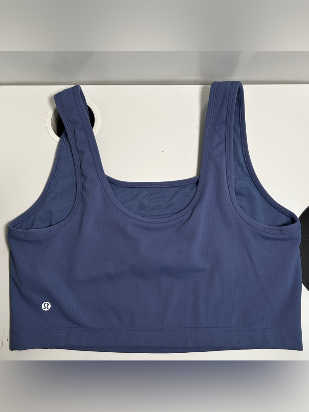 Lululemon Wunder Train Scoop-Neck Ribbed Tank Top -- Oasis Blue (size 14) - Picture 2 of 6